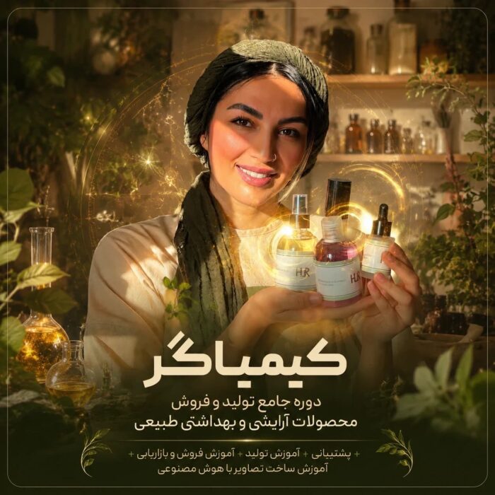 کیمیاگر | دوره جامع تولید و فروش محصولات آرایشی و بهداشتی طبیعی